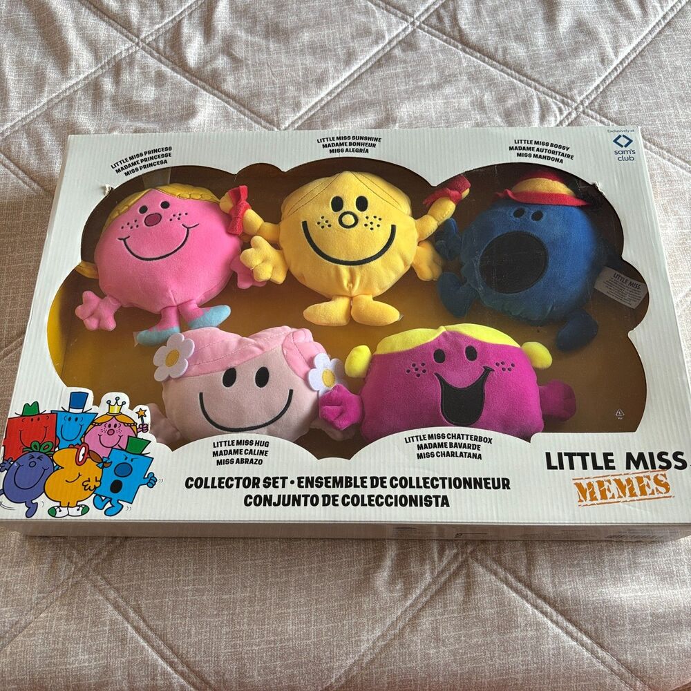 Just Play Little Miss Memes Plush Toy Collector Set 5 Pack Sealed